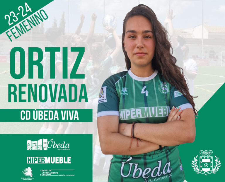 Lucía Ortiz seguirá vistiendo la camiseta del Úbeda Viva