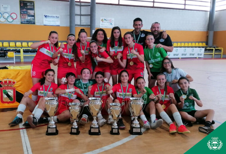 El cadete femenino, campeón de Copa Diputación en fútbol y fútbol sala