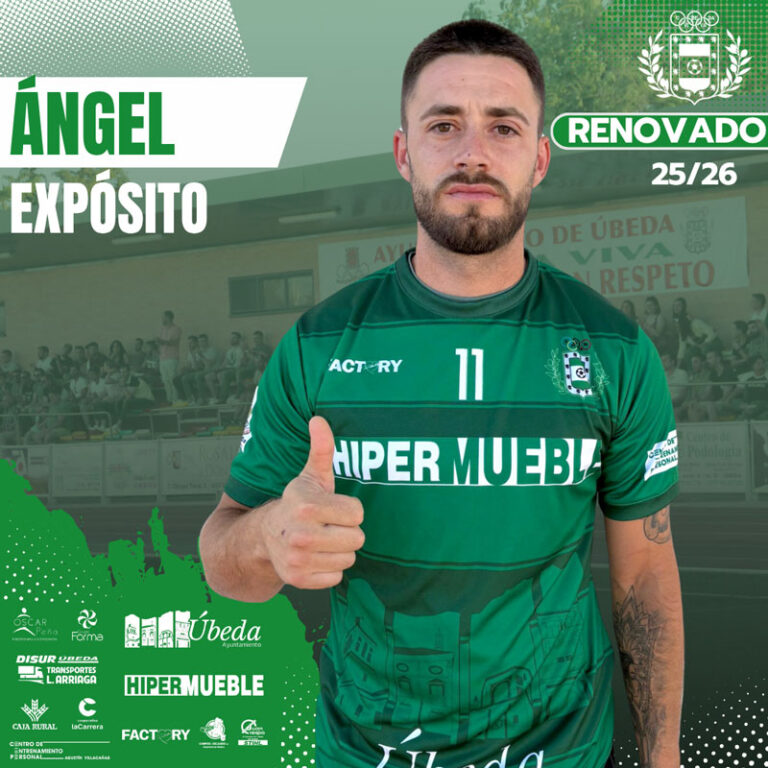 Ángel Expósito renueva con el Úbeda Viva