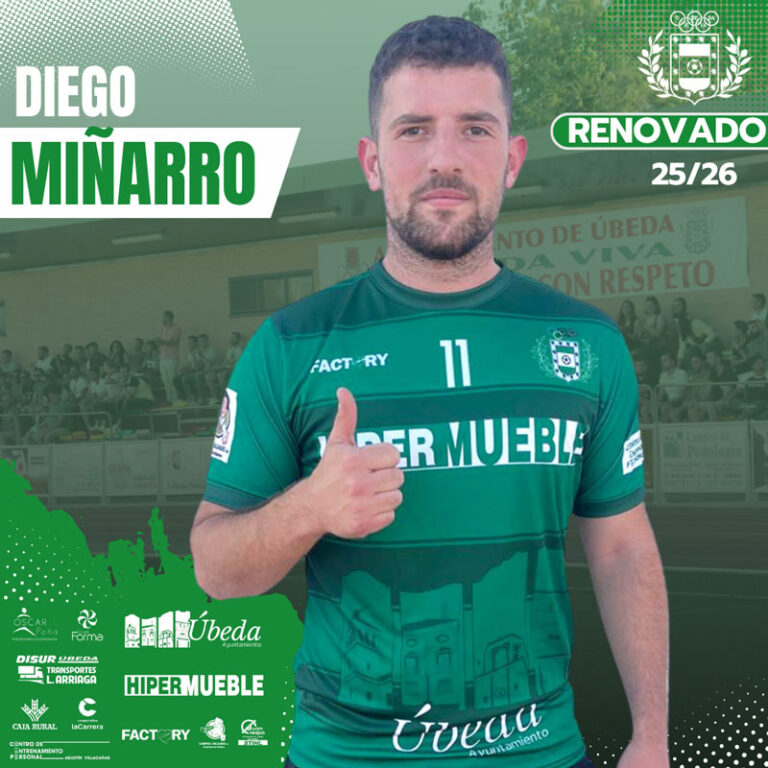 Diego Miñarro seguirá en el Úbeda Viva