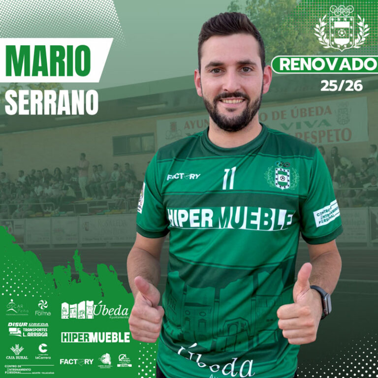 Mario Serrano continúa en el Úbeda Viva
