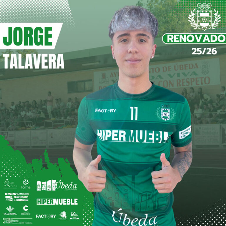 Jorge Talavera continuará en el Úbeda Viva
