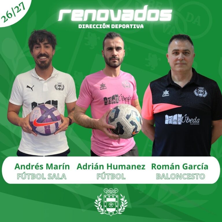Los coordinadores del Úbeda Viva continuarán en la temporada 26/27